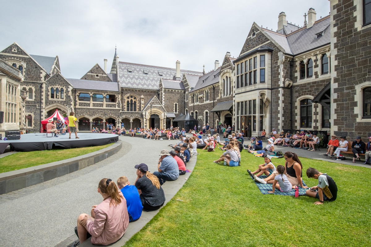 The North Quad at The Arts Centre Te Matatiki Toi Ora